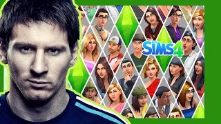 Los Sims 4 - Creando un Sim EA - Lionel Messi en CAS DEMO - Los Sims 4