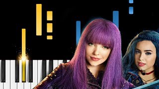 Descendants 2 - Chillin' Like a Villain - Piano Tutorial - Disney's Descendants 2 OST