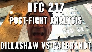 #UFC217 Post-Fight Analysis: TJ Dillashaw vs Cody Garbrandt