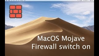 Mac Mini Mojave firewall - switch on!