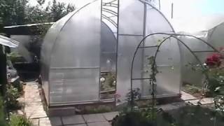 Обзор теплицы "Кремлевская цинк", Установка своими руками