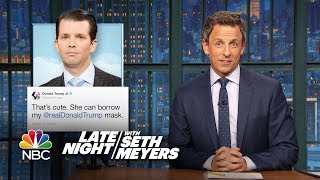 Donald Trump Jr.'s Donald Trump Mask, Christopher Columbus' Birthday - Monologue