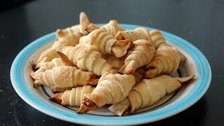 Рогалики из песочного теста