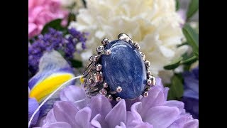 КИАНИТ ГРАНАТ ЛАЗУРИТ БИРЮЗА И ЛУННЫЕ КАМНИ. НОВИНКИ ОТ Леди Самоцвет ? Серебро ?НаТуРаЛьНые Камни