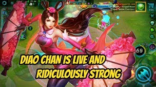 VERY FIRST TIME AS NEW SUPPORT CHARACTER DIAO CHAN | Heroes Evolved