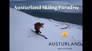 Austurland, East Iceland is a skiing paradise