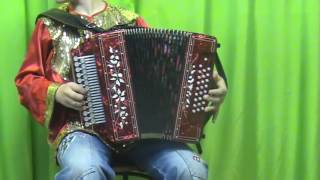 Учимся играть на гармони Златые горы
