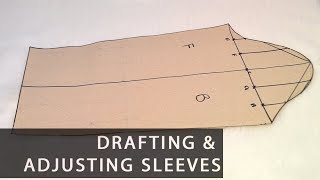 Pattern Drafting for Beginners – Drafting and Adjusting Sleeves • Elewa