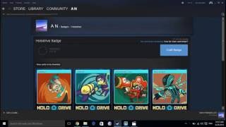 Crafting Holodrive steam badge - Level 1