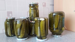 Çox dadlı xırt-xırt xiyar turşusunun hazırlanması. Хрустящие маринованные огурцы на зиму