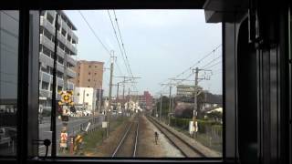 鹿児島本線快速4220M 二日市～南福岡 前面展望　Kagoshima Main Line Futsukaichi -