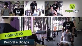 Treinamento completo - Peitoral e Bíceps
