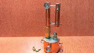 Steampunk. Mini бражная колонна своими руками, зажигалка бензиновая.