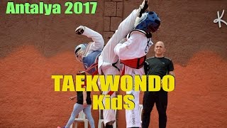 Taekwondo Kids WTF, full-contact sparrings, best moments, Antalya 2017 (part 2) - YouTube
