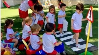Prácticas de educación vial en Escuela Infantil Pecas