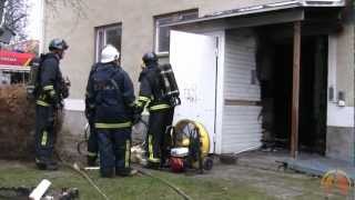 Brand i farstu på Hildur Ottelinsgatan