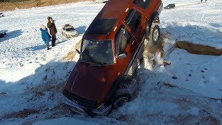 ЖЕСТЬ, СПОР! Toyota Carib против UAZ Patriot, Land Cruiser Prado, Surf, Lada 4x4 Bronto. OffRoad