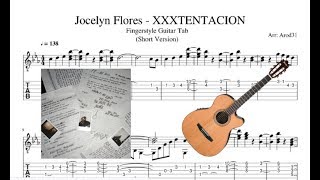 Jocelyn Flores - XXXTENTACION (fingersytle guitar) TAB