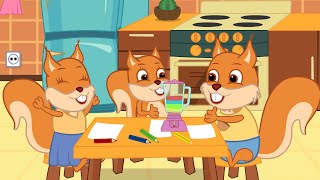 Famille d'Écureuil - La Baguette Magique Anime Des Objets Animé 2021 en Français