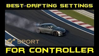 GT SPORT: Best Drifting Settings For CONTROLLER/GAMEPAD