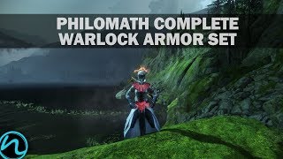 Destiny 2 - Philomath Warlock Armor Set