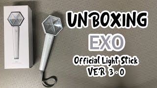 엑소 공식 응원봉 버전 3 개봉 후기