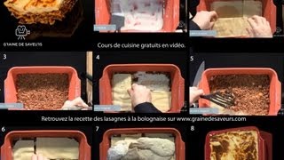 les lasagnes à la bolognaise