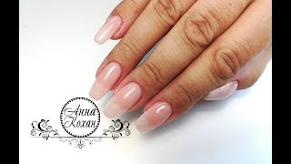 ?СМЕНИЛА ФОРМУ НОГТЕЙ?Маникюр Бэби Бумер/Baby Boomer гель-лаком BLUESKY?MiiS каучуковая база?