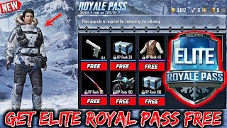 How To Get Free Elite Royal Pass Season 4 | PUBG Mobile | Pubg Season 4 Royal Pass Free