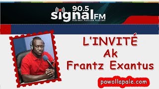 Jeudi 30 NOVEMBRE 2017 - Mathias Pierre sou Signal ap reponn kesyon Frantz Exantus