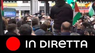 Berlino, manifestazione a sostegno dei palestinesi