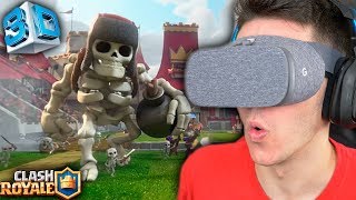 CLASH ROYALE EM REALIDADE VIRTUAL! GOOGLE DAYDREAM!
