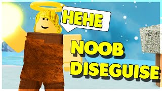GOD Player Goes UNDERCOVER! (ROBLOX BOOGA BOOGA)