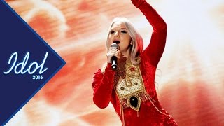 Rebecka Karlsson - Girl on fire | Idol Sverige 2016  (TV4)