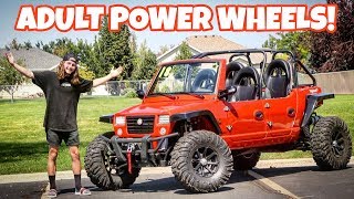 I BOUGHT AN ADULT SIZE POWER WHEELS!