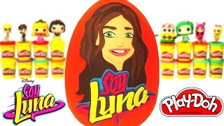 Huevo Sorpresa Gigante de Soy Luna en Español de Plastilina Play Doh