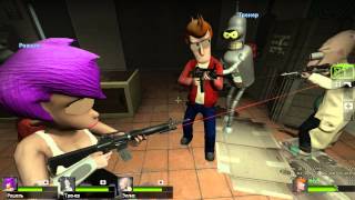 left4dead2 mod futurama for L4D2 Leela Bender Fry Farnsworth