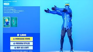 *NEW* NINJA PON PON DANCE EMOTE + SKIN..! (Item Shop) Fortnite Battle Royale