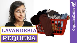 Como organizar  Lavanderia Pequena (organizei a minha lavanderia de 2m²) | Organiza Dafne