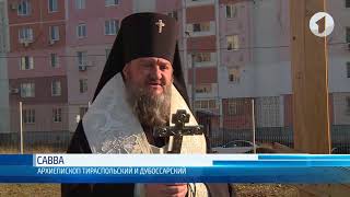 Освящение памятного камня на месте строительства будущего храма в честь блаженной Матроны Московской