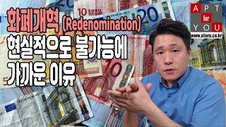 화폐개혁, 현실적으로 불가능에 가까운 이유