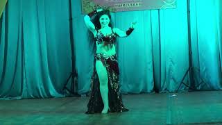 Alla Smyshlyaeva bellydancer Min Habibi Ana 2017