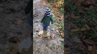 Jumping in puddles