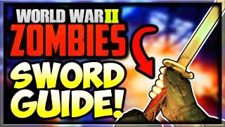 "The Final Reich" How To Get Red Talon Sword Easter Egg Guide! (WW2 Zombies How to Get Sword Guide)