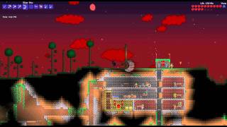 Terraria: Eye of Cthulhu Hardcore / Bloodmoon