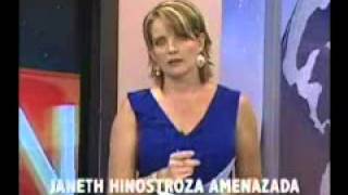 Janeth Hinostroza Amenazada