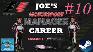 MOTORSPORT MANAGER | CAREER (FORCE INDIA) | S01 E10: MISSED OPPORTUNITY | F1 2017 MOD