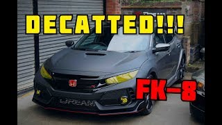 2018 DECATTED HONDA CIVIC TYPE-R FK8 | Exhaust & POV Testdrive