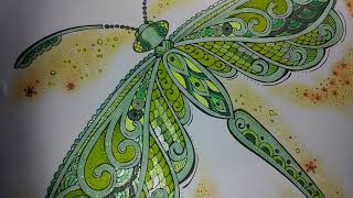dragonfly in mein sommer spaziergang by rita berman