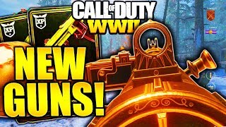 9 SECRET GUNS IN COD WW2! NEW DLC GUNS CALL OF DUTY WORLD WAR 2 DLC MAPS and GUNS LEAKED!